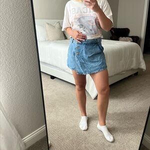 Zara Denim Skort